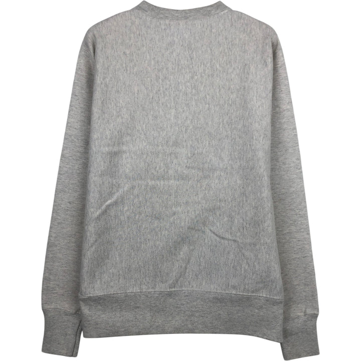 Champion REVERSE WEAVE Reverse Weave Printed Sweatshirt Trainer Men's M size cotton gray type Vintage Second Hand