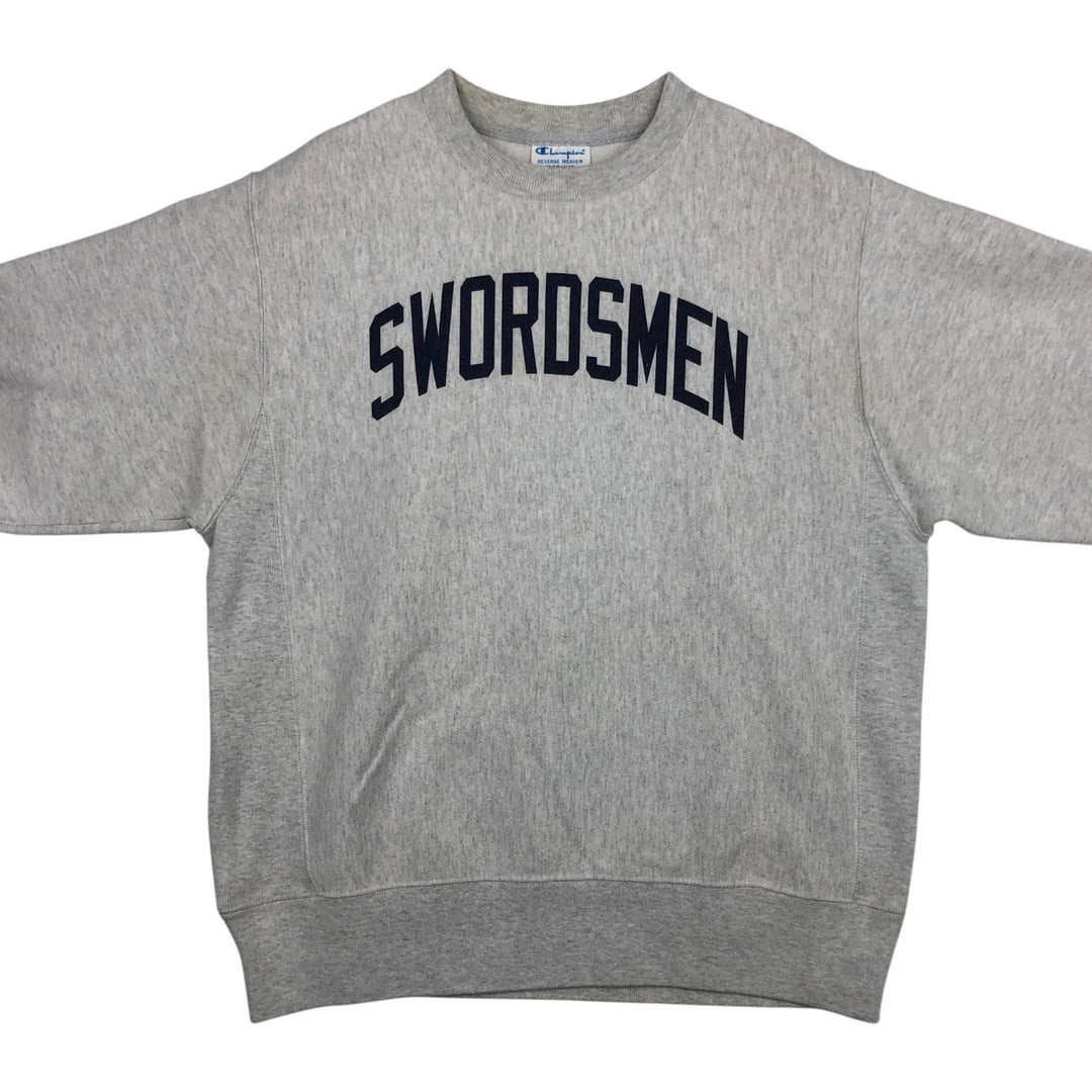 Champion REVERSE WEAVE Reverse Weave Printed Sweatshirt Trainer Men's M size cotton gray type Vintage Second Hand