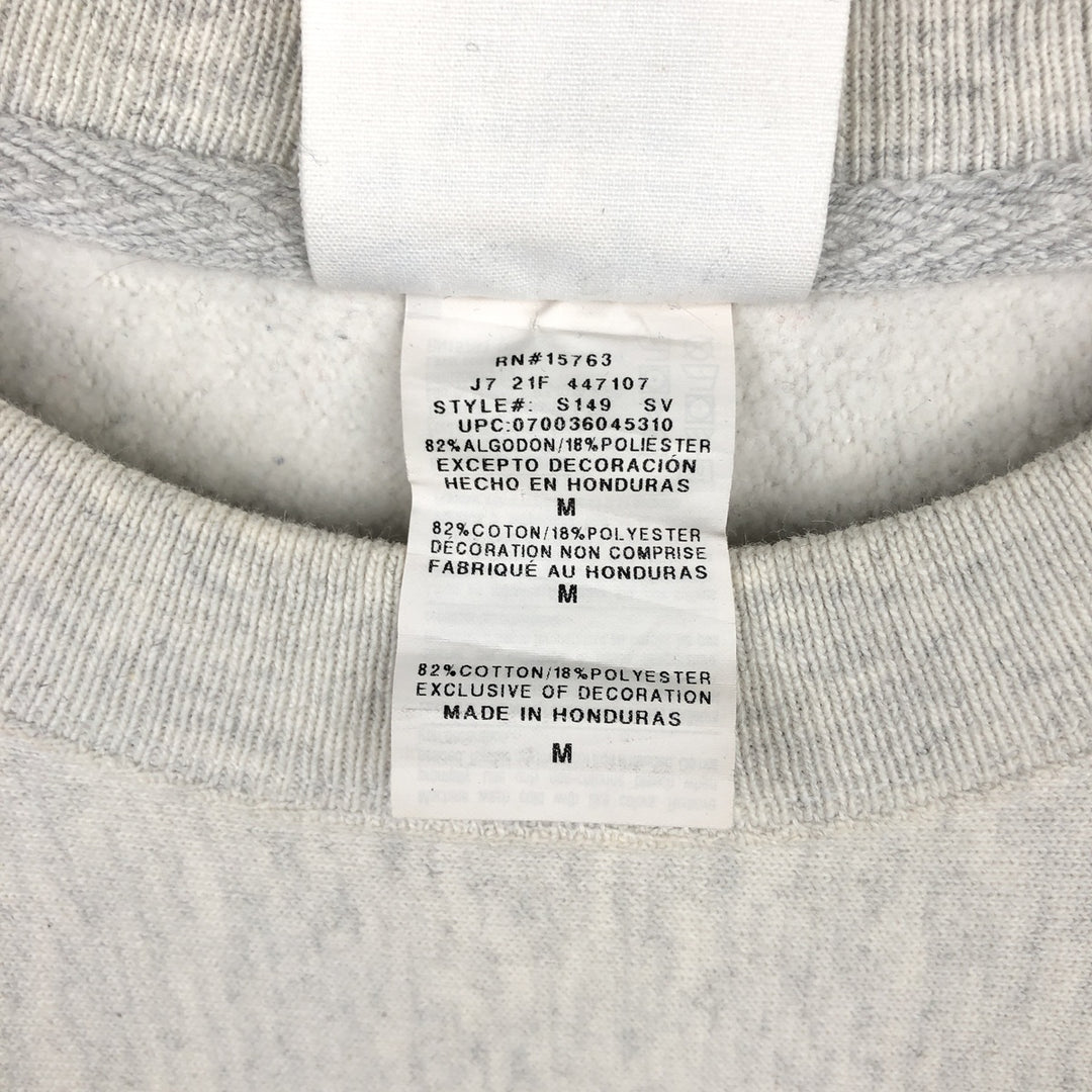 Champion REVERSE WEAVE Reverse Weave Printed Sweatshirt Trainer Men's M size cotton gray type Vintage Second Hand