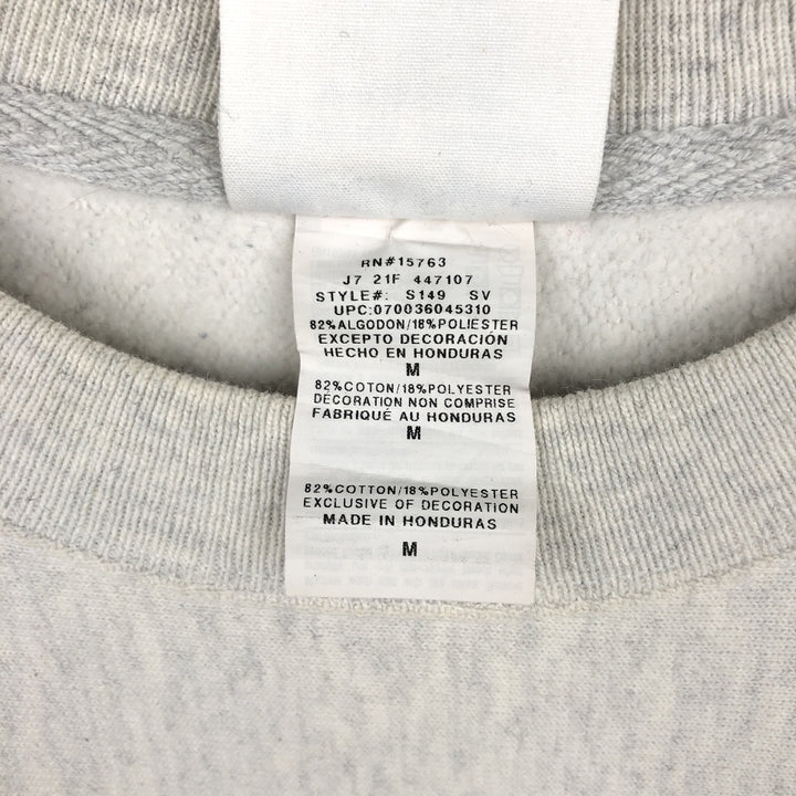 Champion REVERSE WEAVE Reverse Weave Printed Sweatshirt Trainer Men's M size cotton gray type Vintage Second Hand