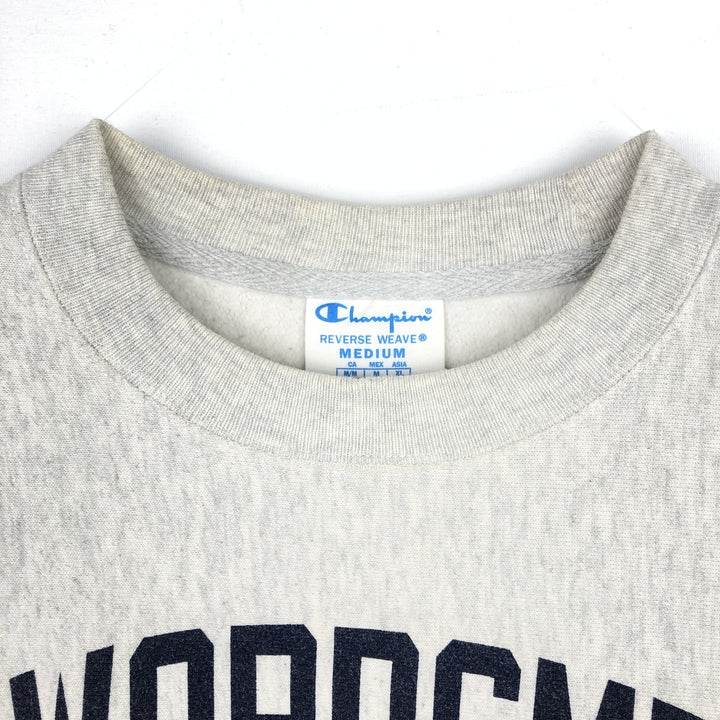 Champion REVERSE WEAVE Reverse Weave Printed Sweatshirt Trainer Men's M size cotton gray type Vintage Second Hand
