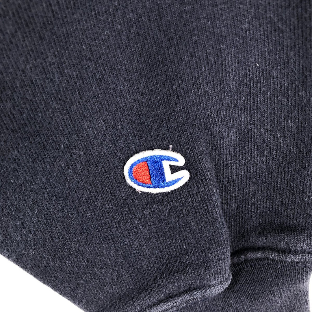 Champion REVERSE WEAVE Reverse Weave College Sweatshirt Trainer Men's L size unclear navy blue type Vintage Second Hand