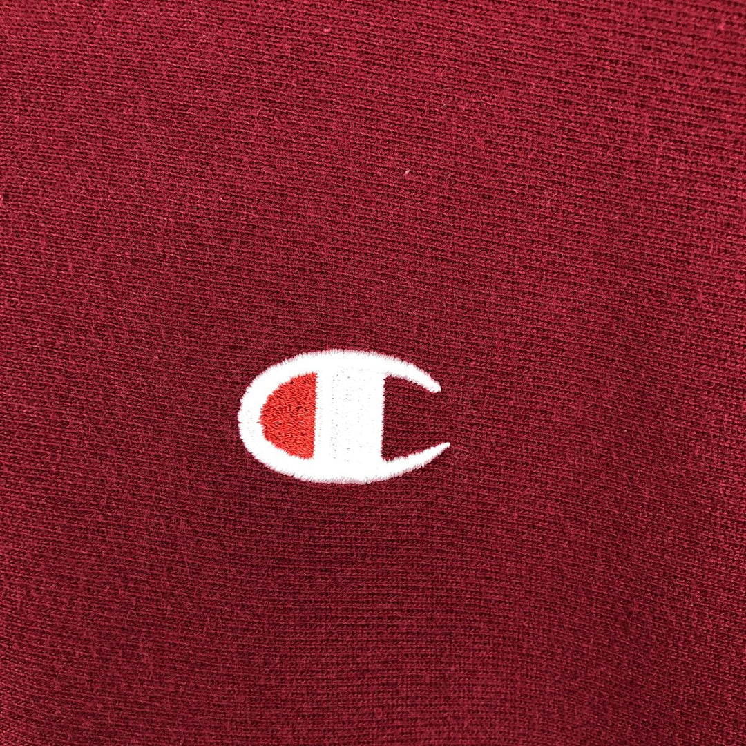 Champion REVERSE WEAVE Reverse Weave One Point Logo Sweatshirt Trainer Men's L size cotton red type Vintage Second Hand