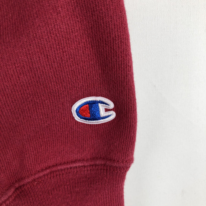Champion REVERSE WEAVE Reverse Weave One Point Logo Sweatshirt Trainer Men's L size cotton red type Vintage Second Hand