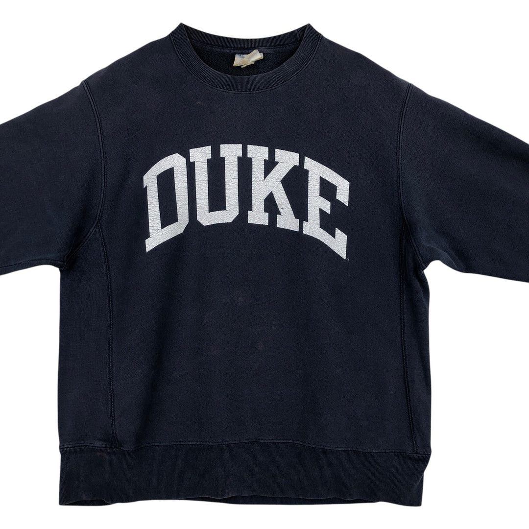 Champion REVERSE WEAVE Reverse Weave College Sweatshirt Trainer Men's L size cotton navy blue type Vintage Second Hand