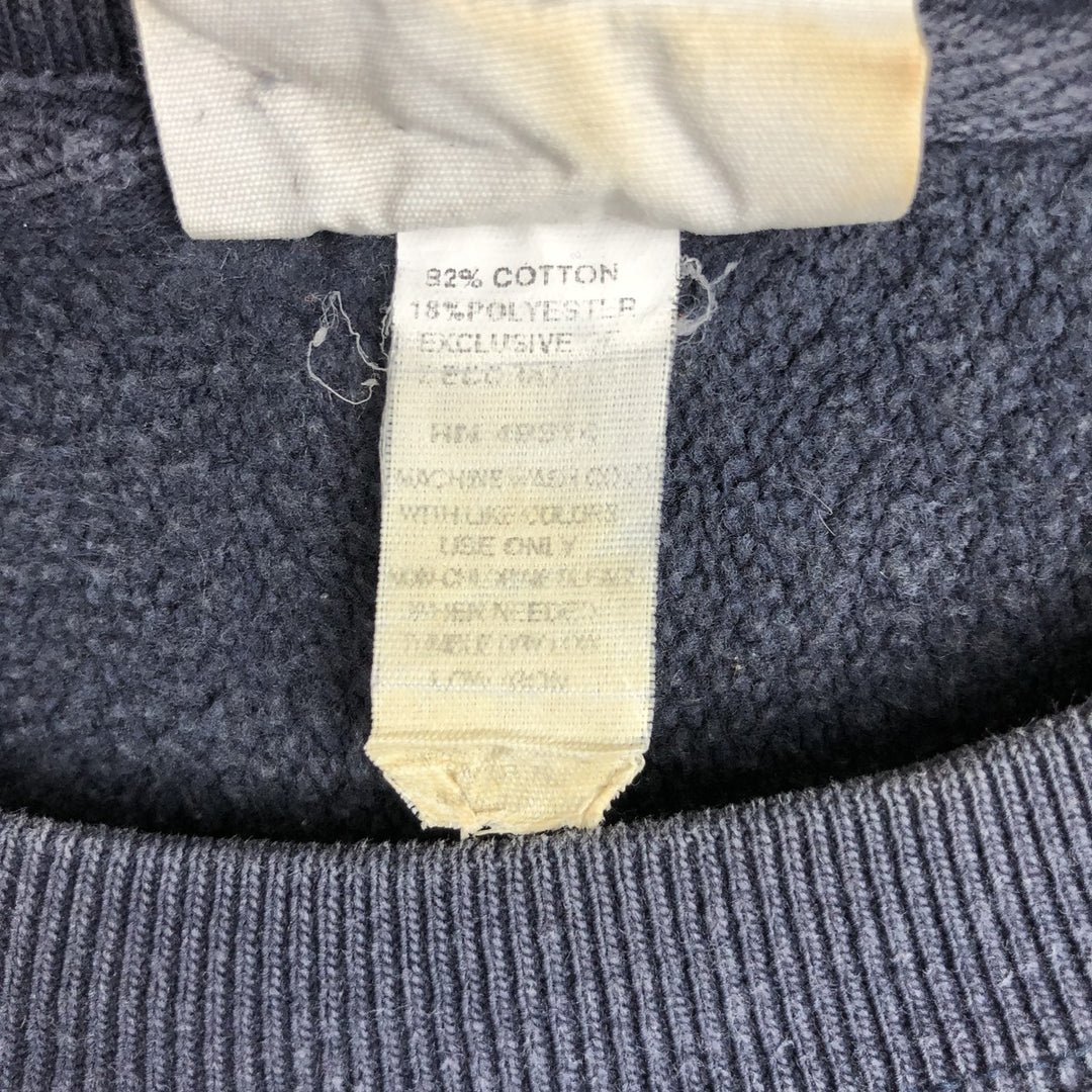 Champion REVERSE WEAVE Reverse Weave College Sweatshirt Trainer Men's L size cotton navy blue type Vintage Second Hand