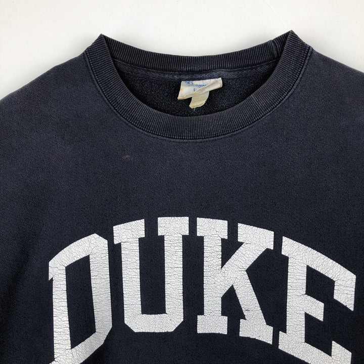 Champion REVERSE WEAVE Reverse Weave College Sweatshirt Trainer Men's L size cotton navy blue type Vintage Second Hand