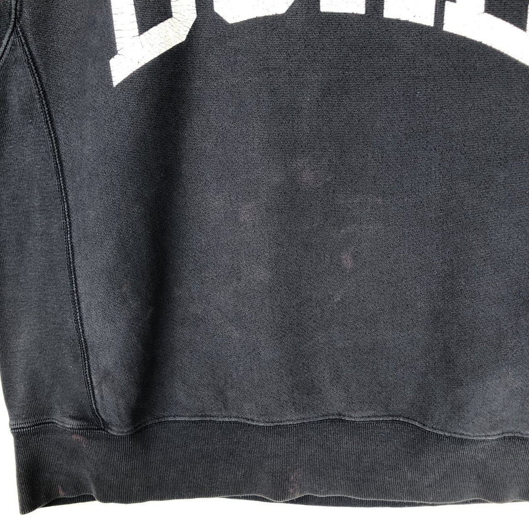 Champion REVERSE WEAVE Reverse Weave College Sweatshirt Trainer Men's L size cotton navy blue type Vintage Second Hand