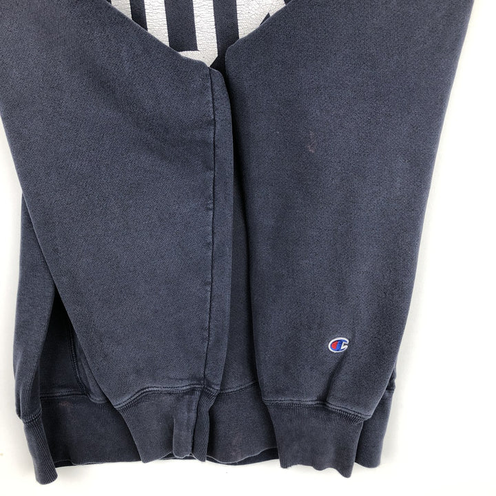 Champion REVERSE WEAVE Reverse Weave College Sweatshirt Trainer Men's L size cotton navy blue type Vintage Second Hand