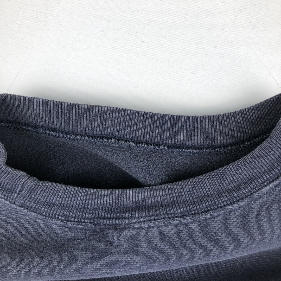 Champion REVERSE WEAVE Reverse Weave College Sweatshirt Trainer Men's L size cotton navy blue type Vintage Second Hand