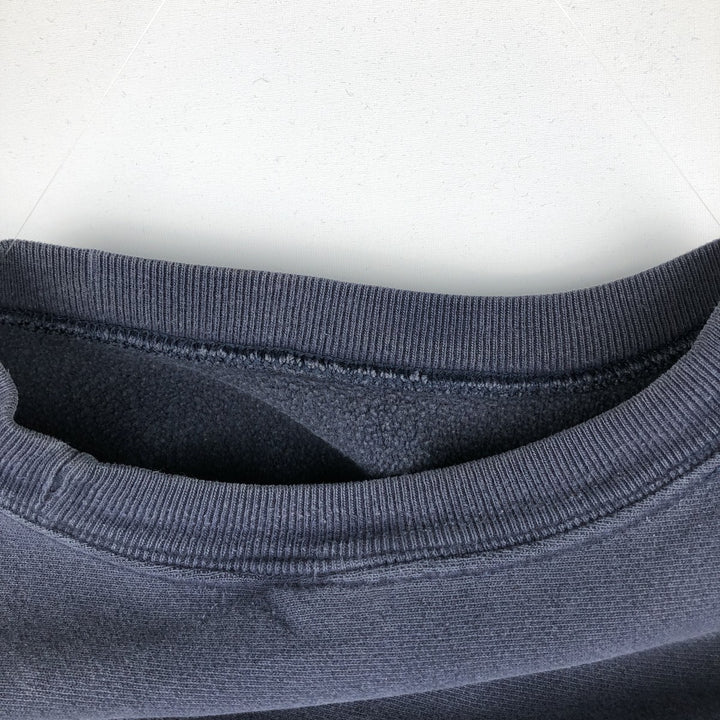 Champion REVERSE WEAVE Reverse Weave College Sweatshirt Trainer Men's L size cotton navy blue type Vintage Second Hand