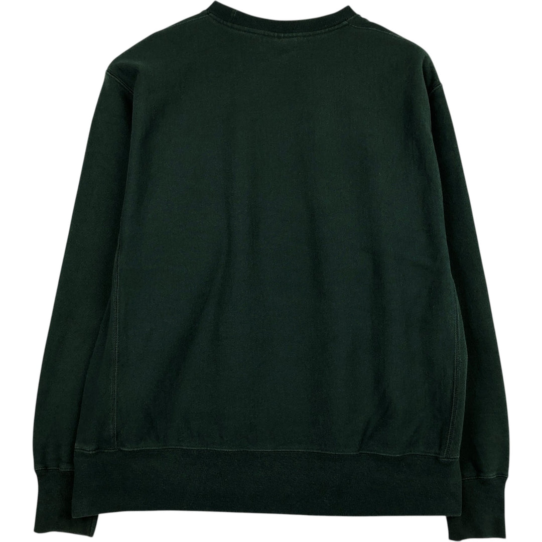 Champion REVERSE WEAVE Advertising Sweatshirt, Men's Size L cotton green type Vintage Second Hand