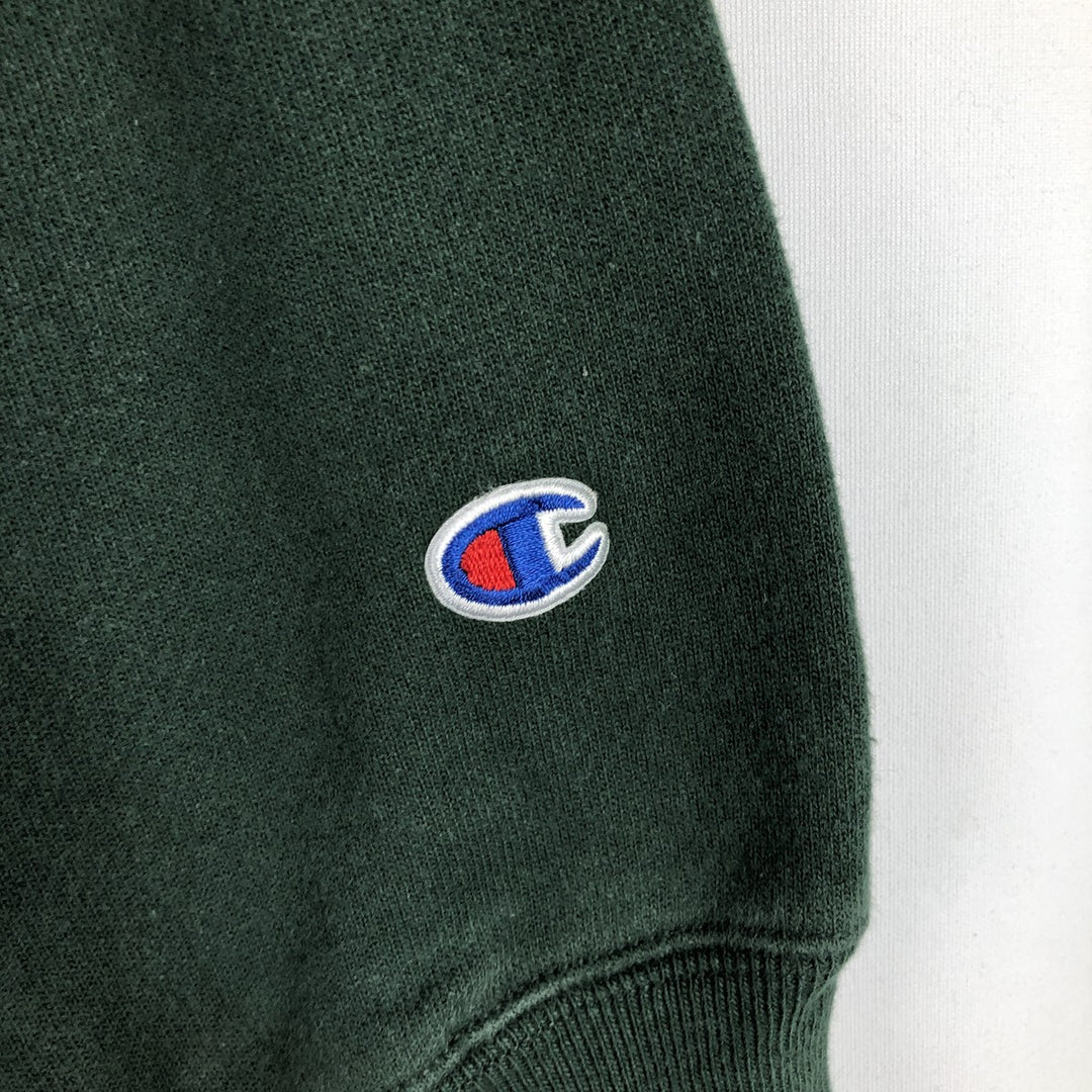 Champion REVERSE WEAVE Advertising Sweatshirt, Men's Size L cotton green type Vintage Second Hand