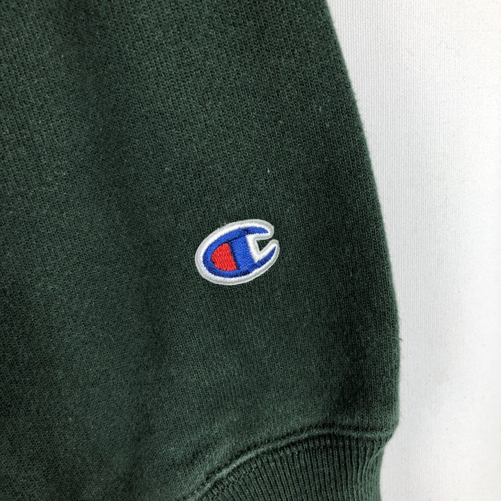 Champion REVERSE WEAVE Advertising Sweatshirt, Men's Size L cotton green type Vintage Second Hand
