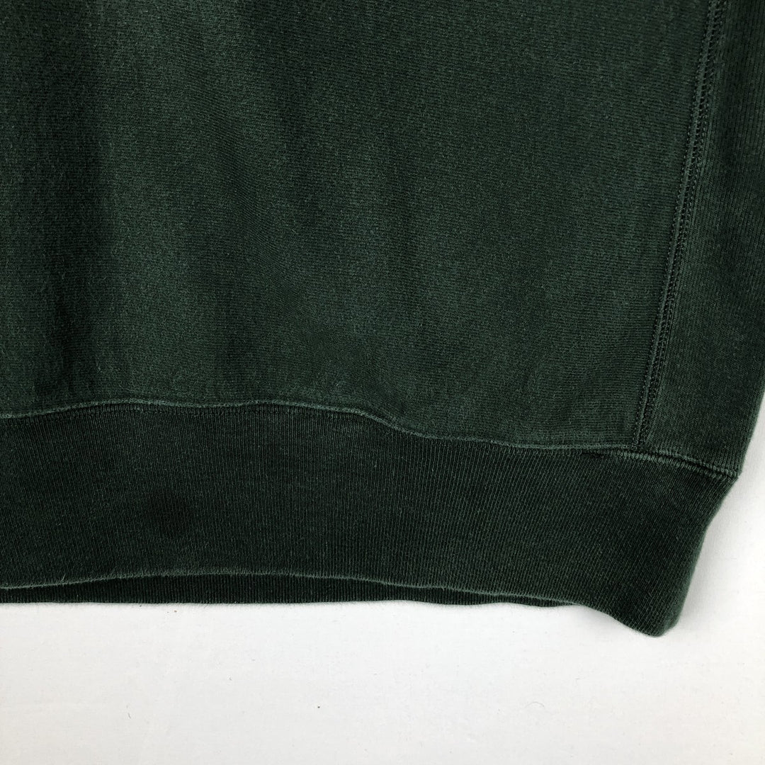 Champion REVERSE WEAVE Advertising Sweatshirt, Men's Size L cotton green type Vintage Second Hand