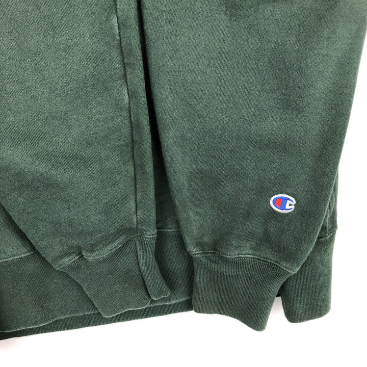 Champion REVERSE WEAVE Advertising Sweatshirt, Men's Size L cotton green type Vintage Second Hand