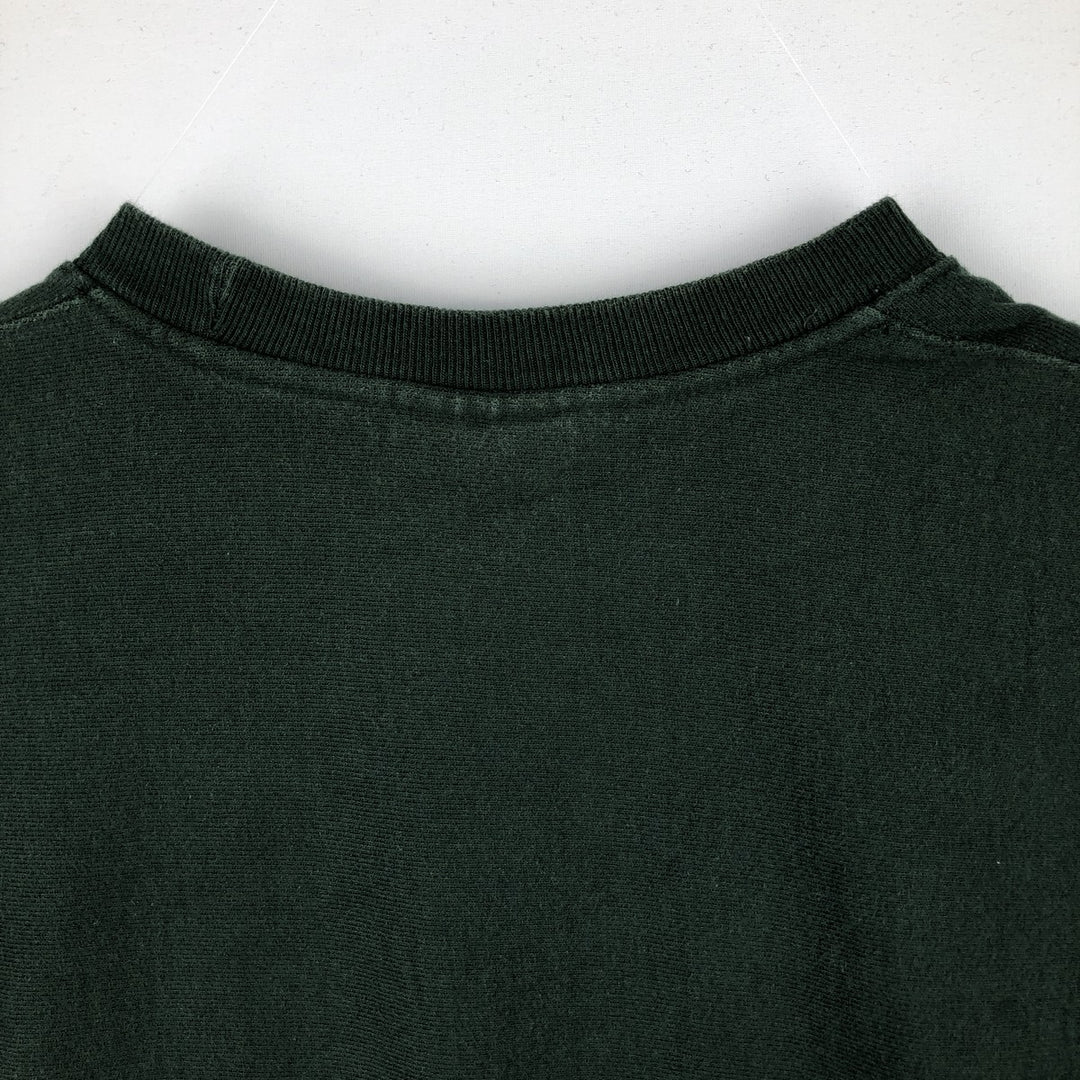 Champion REVERSE WEAVE Advertising Sweatshirt, Men's Size L cotton green type Vintage Second Hand