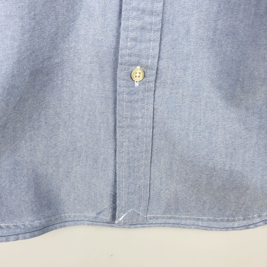 Ralph Lauren short sleeve button down shirt, men's size M cotton Blue type light blue Vintage Second Hand