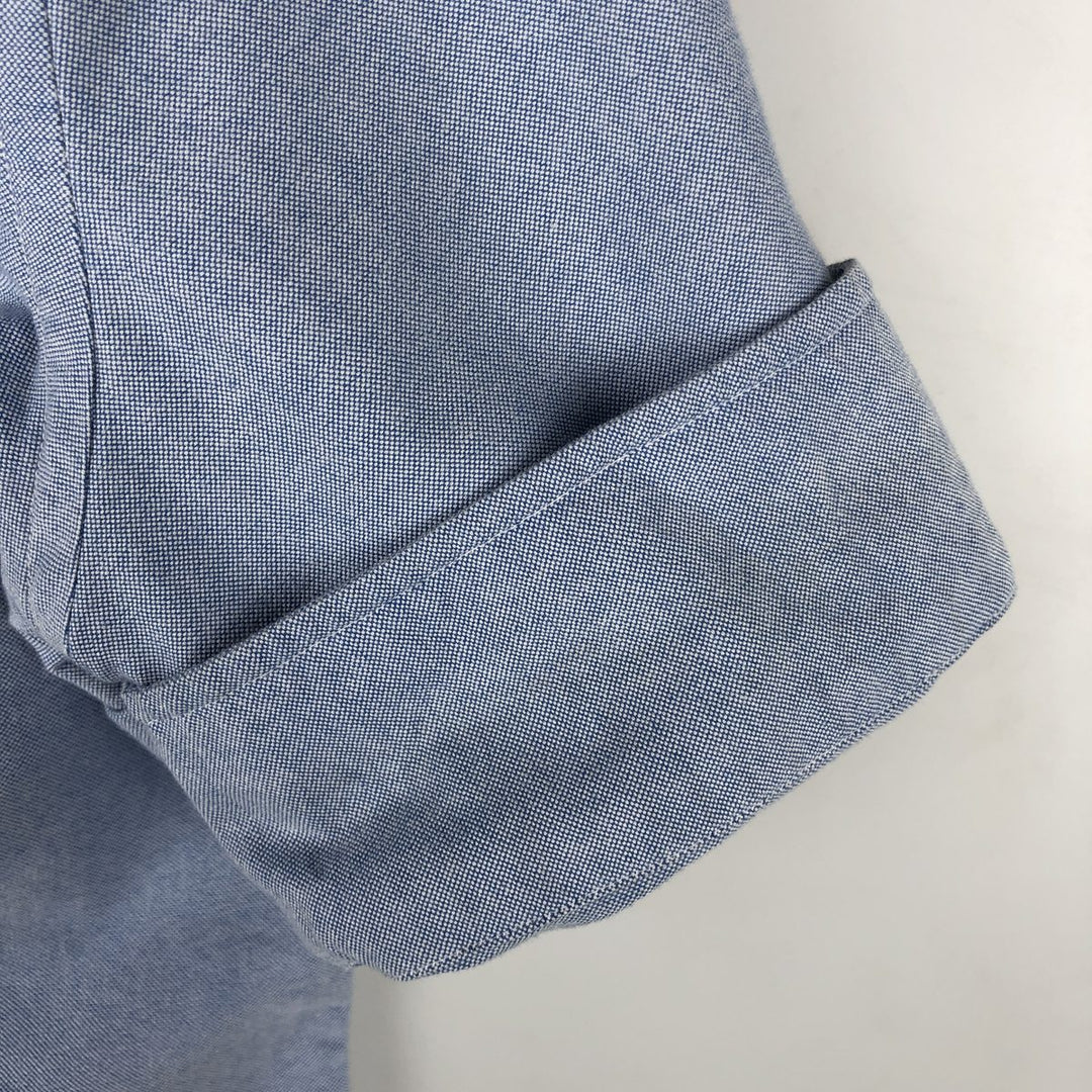 Ralph Lauren short sleeve button down shirt, men's size M cotton Blue type light blue Vintage Second Hand