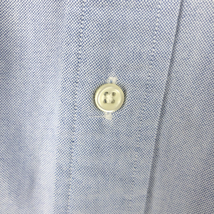 Ralph Lauren BLAKE short sleeve button down shirt, men's size L cotton Blue type light blue Vintage Second Hand