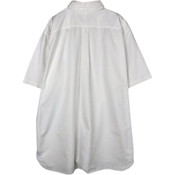 Ralph Lauren Classic Fit Short Sleeve Button Down Shirt Men's XL cotton white type Vintage Second Hand
