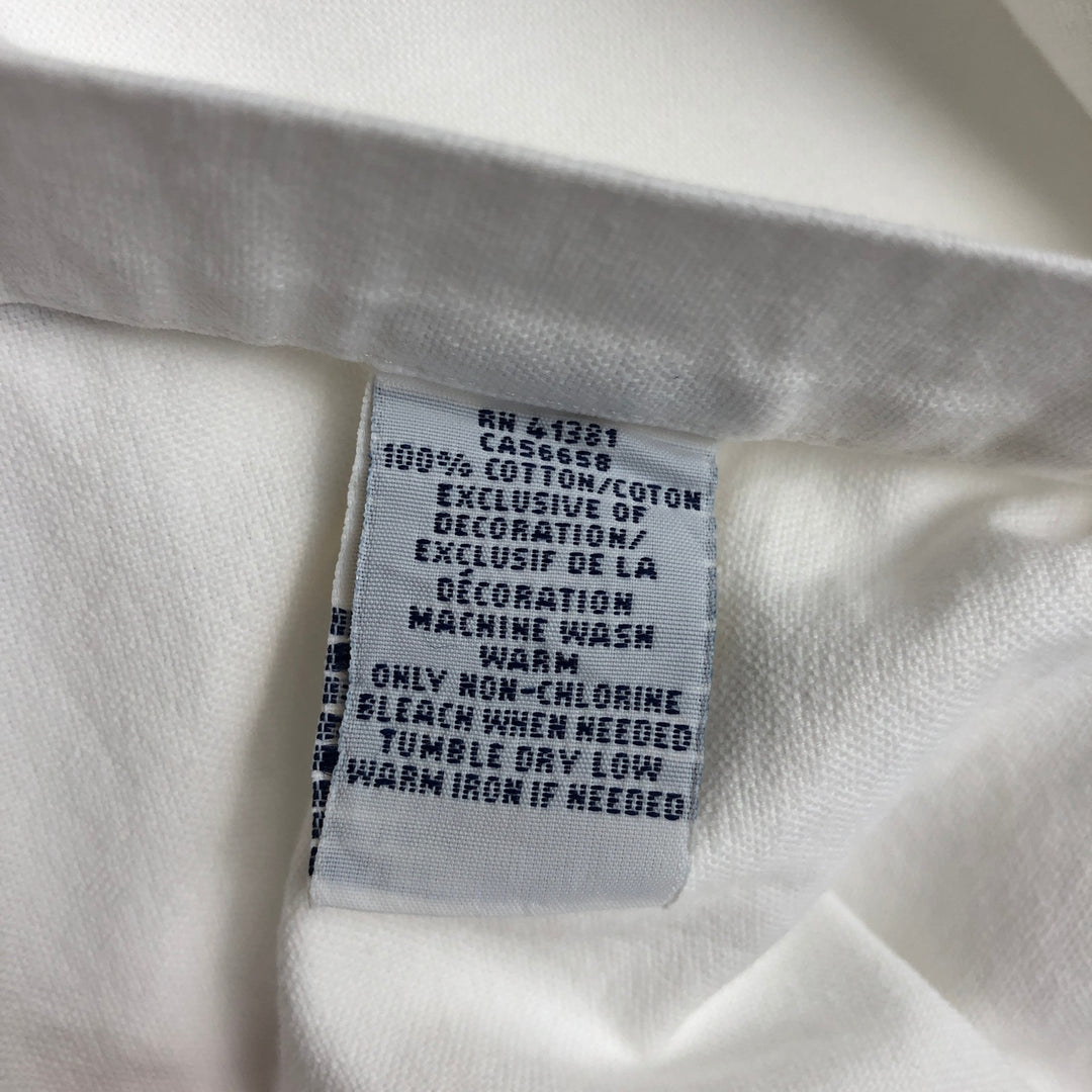 Ralph Lauren Classic Fit Short Sleeve Button Down Shirt Men's XL cotton white type Vintage Second Hand