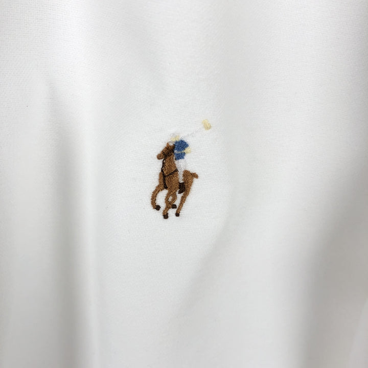 Ralph Lauren Classic Fit Short Sleeve Button Down Shirt Men's XL cotton white type Vintage Second Hand