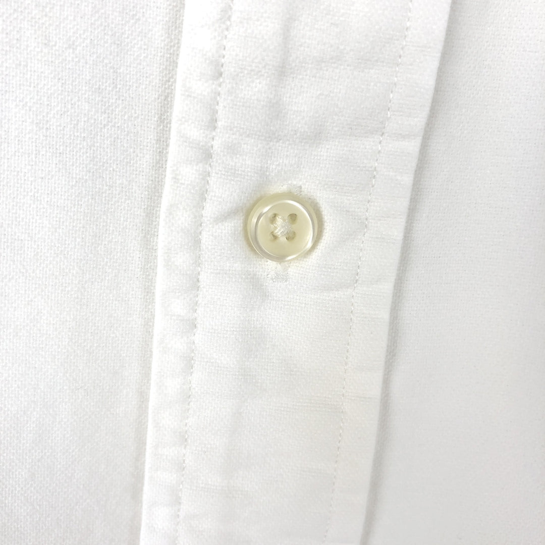 Ralph Lauren Classic Fit Short Sleeve Button Down Shirt Men's XL cotton white type Vintage Second Hand