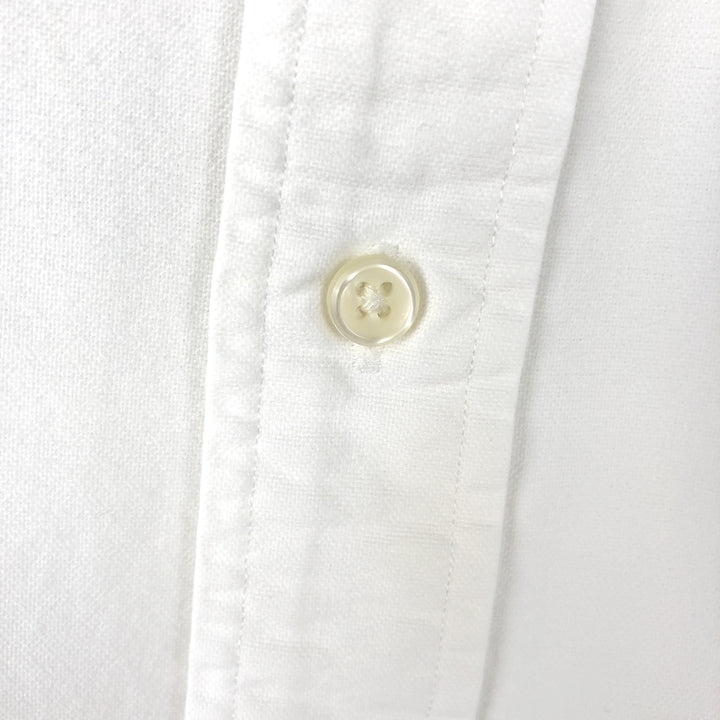 Ralph Lauren Classic Fit Short Sleeve Button Down Shirt Men's XL cotton white type Vintage Second Hand