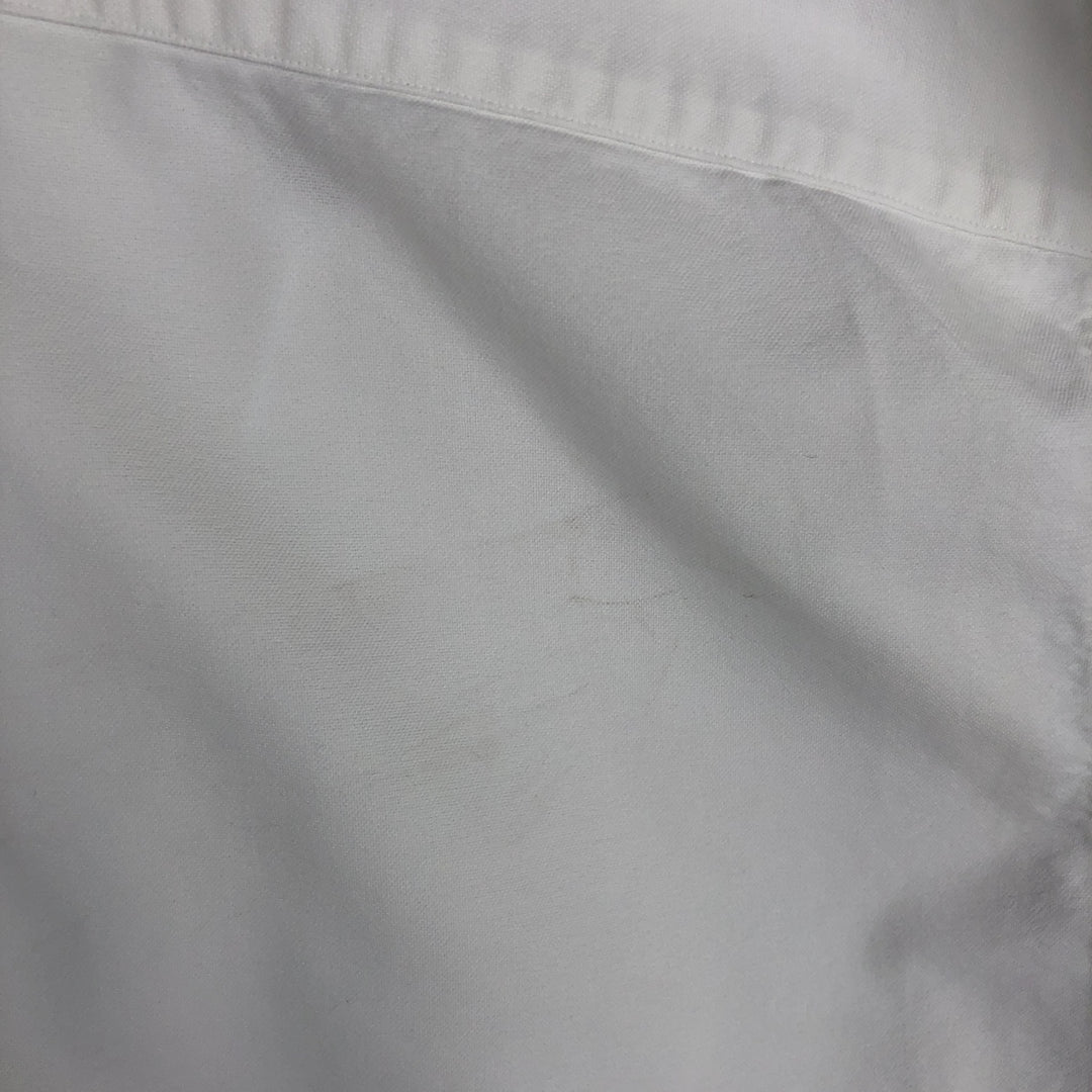 Ralph Lauren Classic Fit Short Sleeve Button Down Shirt Men's XL cotton white type Vintage Second Hand