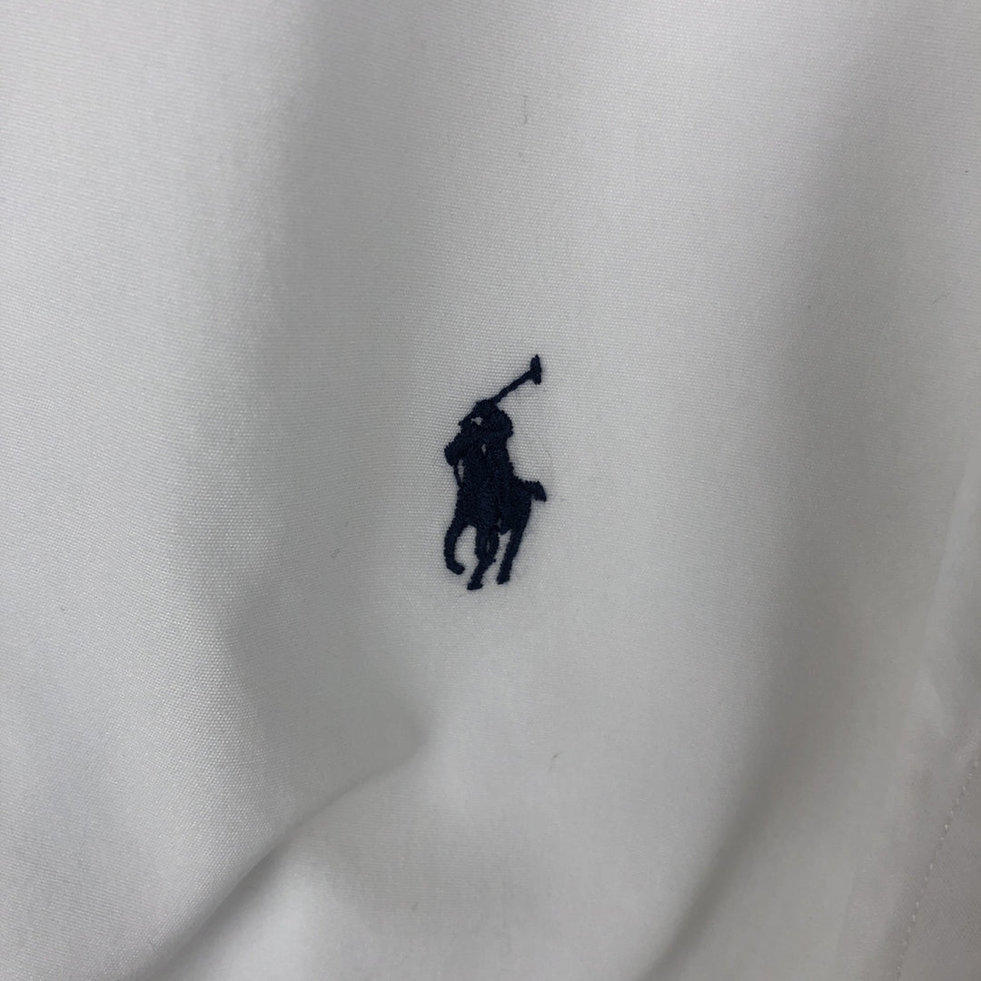 Ralph Lauren Classic Fit short sleeve button down shirt, men's size L cotton white type Vintage Second Hand