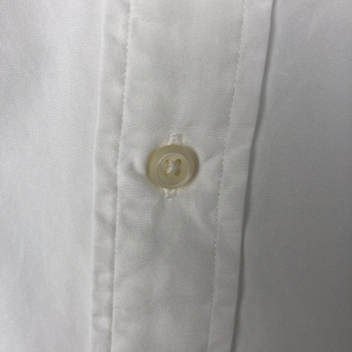 Ralph Lauren Classic Fit short sleeve button down shirt, men's size L cotton white type Vintage Second Hand