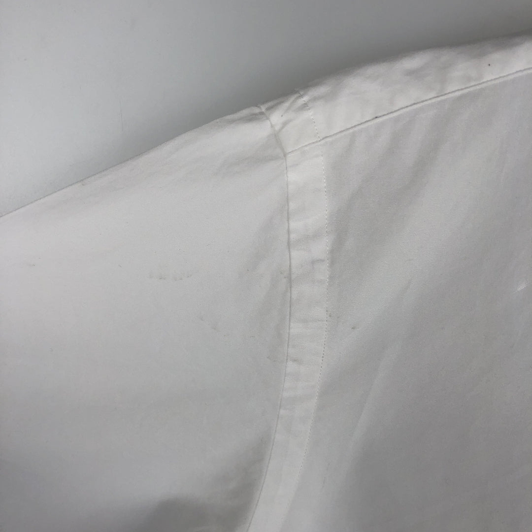 Ralph Lauren Classic Fit short sleeve button down shirt, men's size L cotton white type Vintage Second Hand