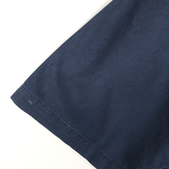 Ralph Lauren Classic Fit Short Sleeve Button Down Shirt Men's XL cotton navy blue type Vintage Second Hand