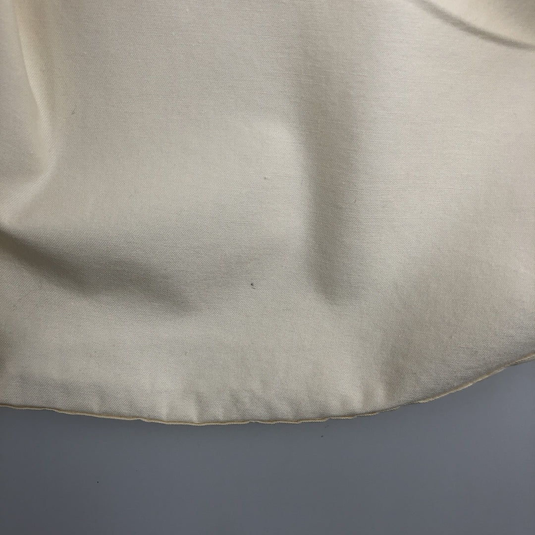 Ralph Lauren POLO by Ralph Lauren Short-Sleeve Button-Down Shirt, Made in Canada, Men's Size L (approx.) cotton ivory Vintage Second Hand