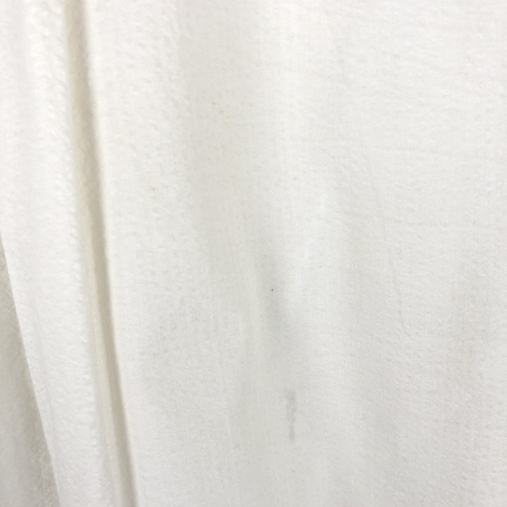 Ralph Lauren CLASSIC FIT seersucker short-sleeve button-down shirt, men's size XL (approx.) cotton white type Vintage Second Hand