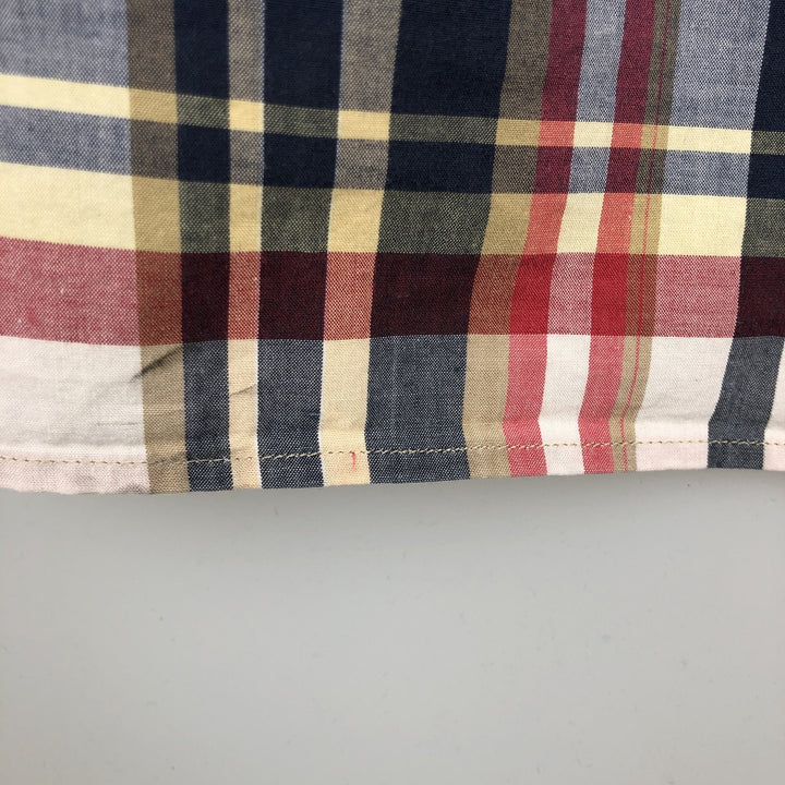 Ralph Lauren BLAKE short sleeve button down check shirt men's XL size cotton red type Vintage Second Hand