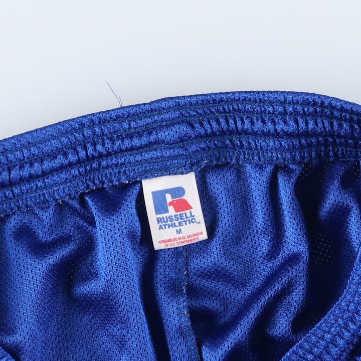 90'S Russell College Mesh Shorts, Men's Size M (Equivalent), Vintage polyester blue type Vintage Second Hand