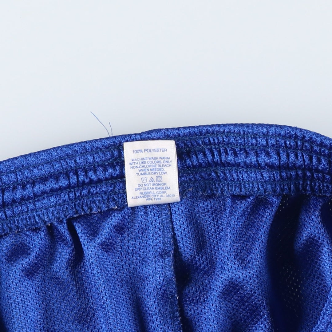 90'S Russell College Mesh Shorts, Men's Size M (Equivalent), Vintage polyester blue type Vintage Second Hand