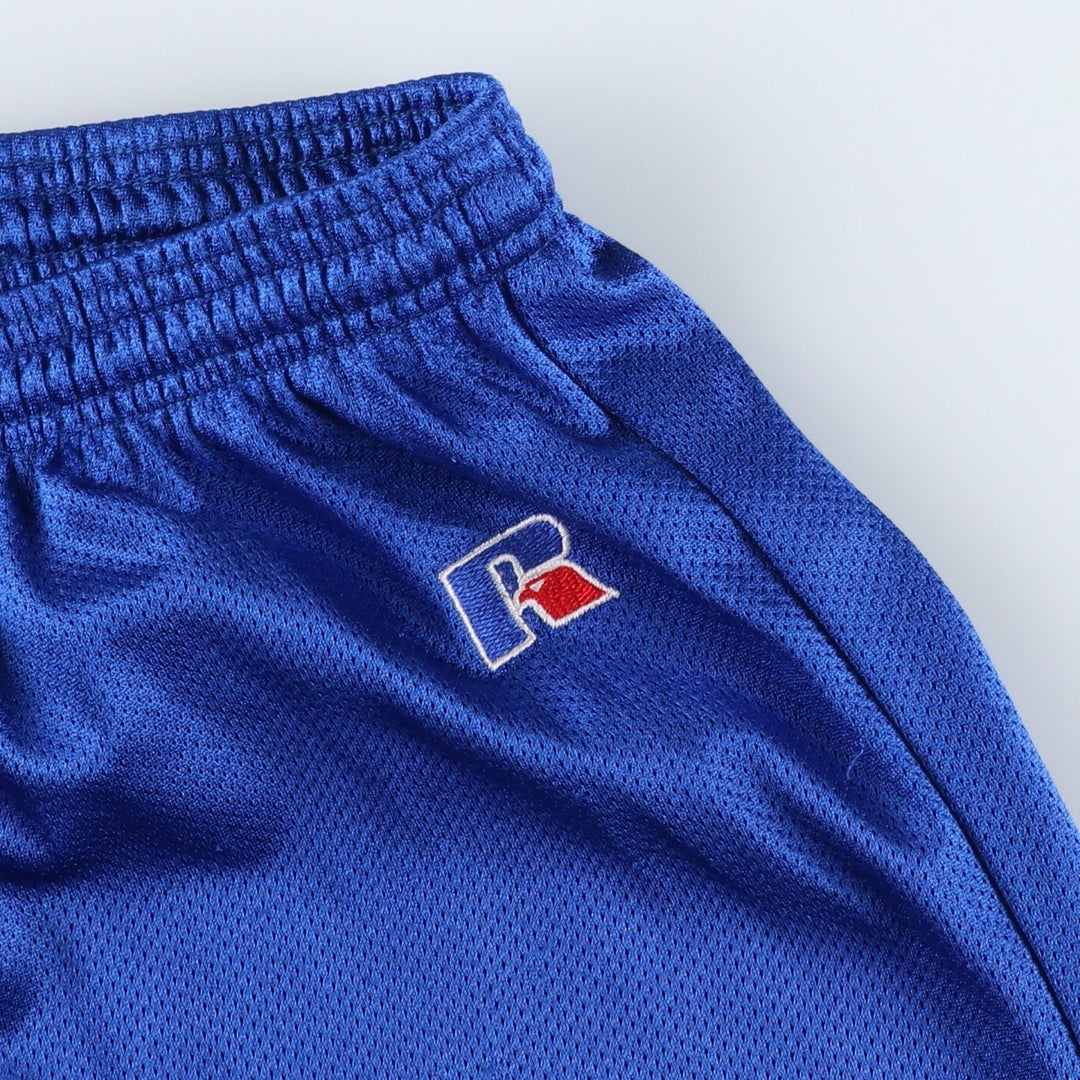 90'S Russell College Mesh Shorts, Men's Size M (Equivalent), Vintage polyester blue type Vintage Second Hand