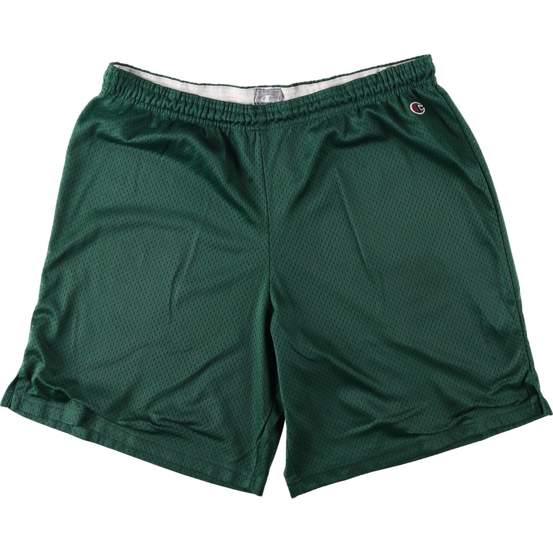 Champion mesh shorts, men's size XXL. unclear Green type dark green Vintage Second Hand