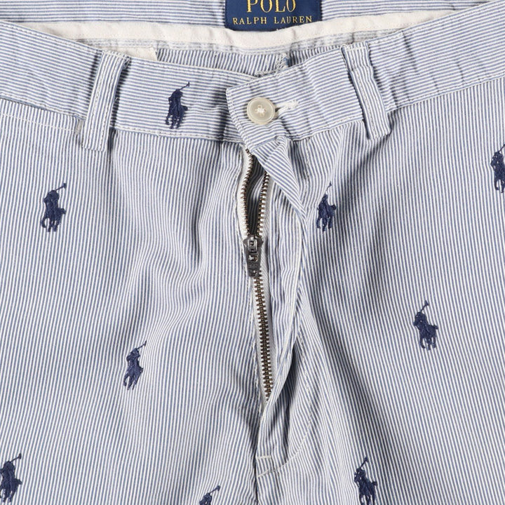 Ralph Lauren POLO RALPH LAUREN Cotton Shorts, Men's Size W32 (approx.) cotton blue type Vintage Second Hand