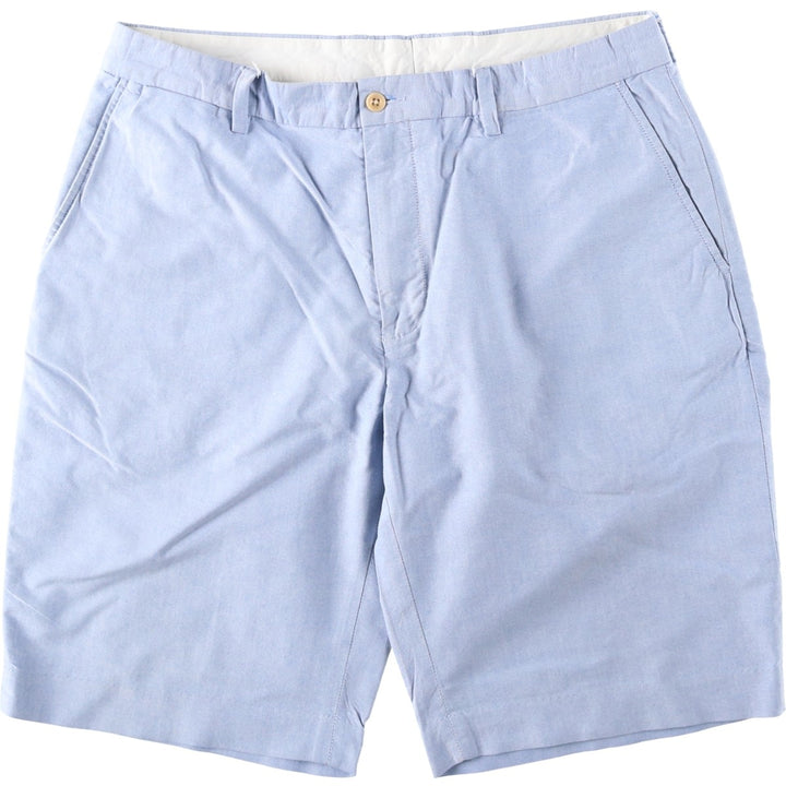 Ralph Lauren POLO by Ralph Lauren cotton shorts, men's size W35 (approx.) cotton Blue type light blue Vintage Second Hand