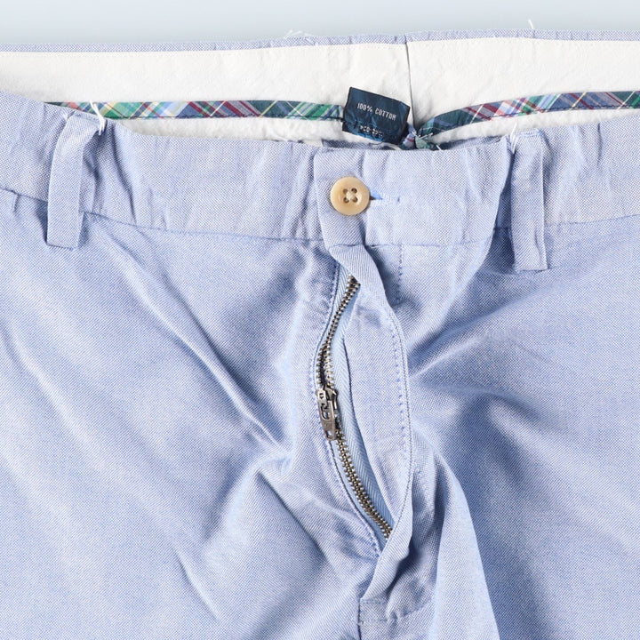 Ralph Lauren POLO by Ralph Lauren cotton shorts, men's size W35 (approx.) cotton Blue type light blue Vintage Second Hand