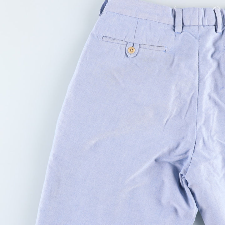 Ralph Lauren POLO by Ralph Lauren cotton shorts, men's size W35 (approx.) cotton Blue type light blue Vintage Second Hand