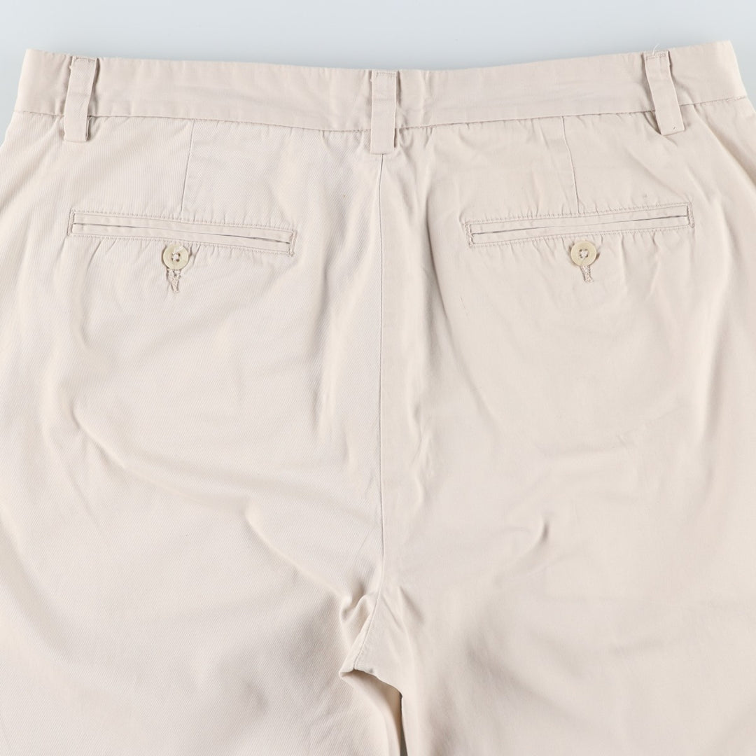 90s-00'S Calvin Klein cotton shorts, men's size W34 (approx.), vintage. cotton Beige type Vintage Second Hand