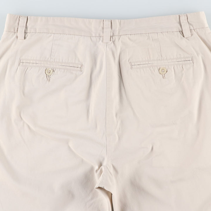 90s-00'S Calvin Klein cotton shorts, men's size W34 (approx.), vintage. cotton Beige type Vintage Second Hand