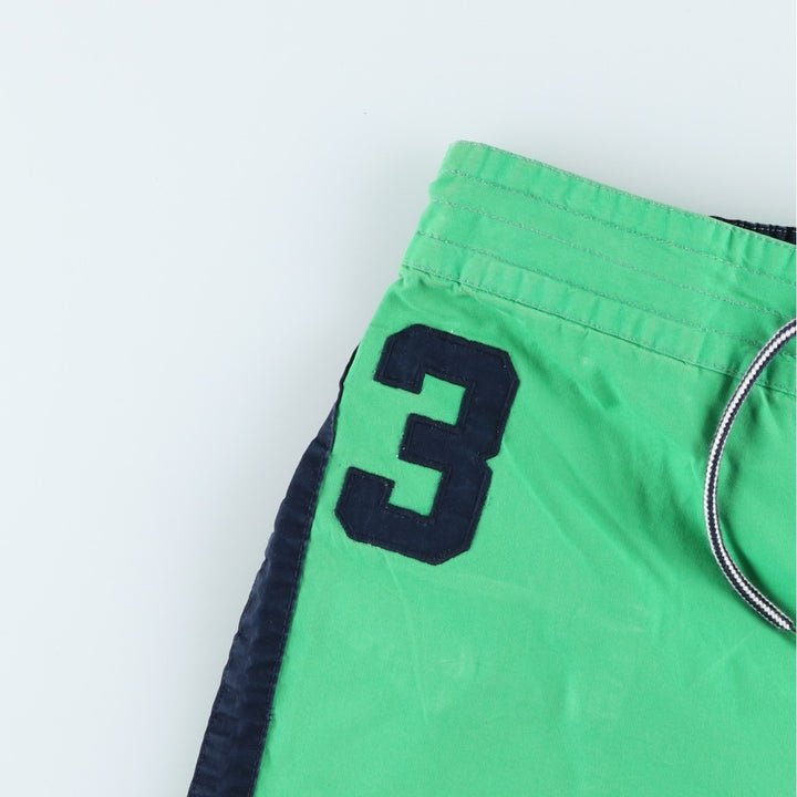 Ralph Lauren POLO by Ralph Lauren swim shorts, men's size L cotton green type Vintage Second Hand