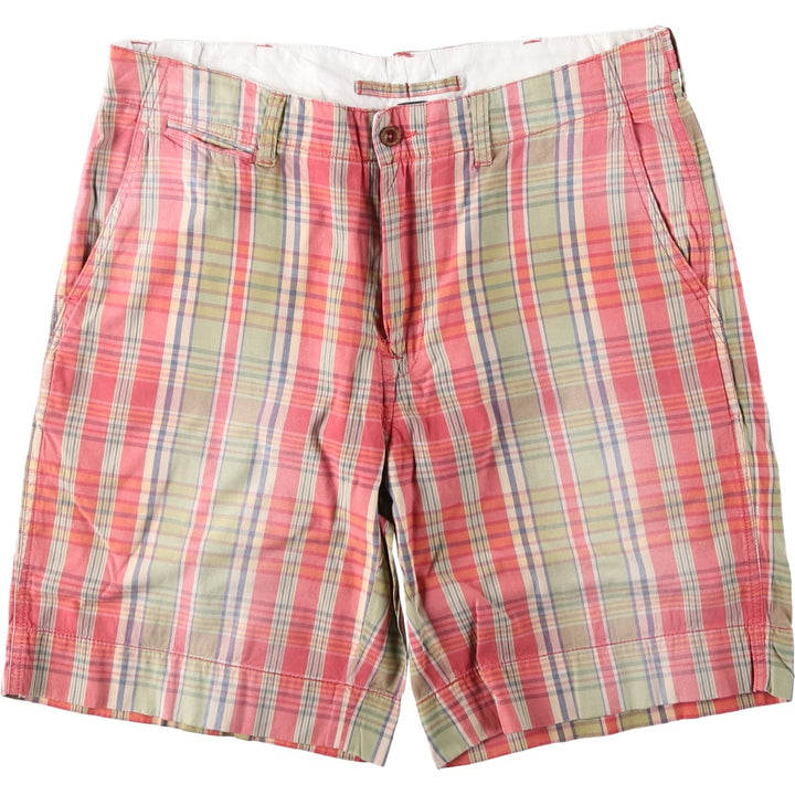 Ralph Lauren POLO by Ralph Lauren cotton shorts, men's size W32 (approx.) cotton red type Vintage Second Hand