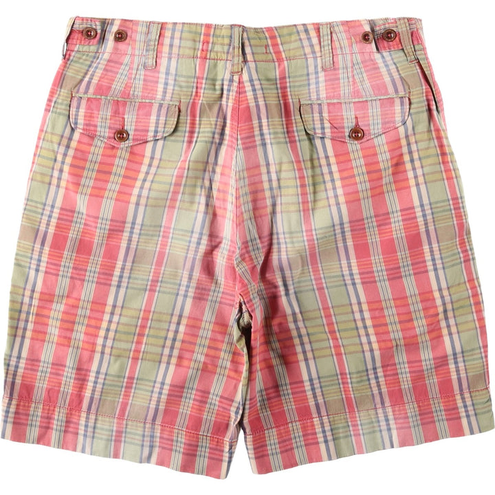 Ralph Lauren POLO by Ralph Lauren cotton shorts, men's size W32 (approx.) cotton red type Vintage Second Hand